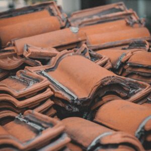 Clay roof tiles