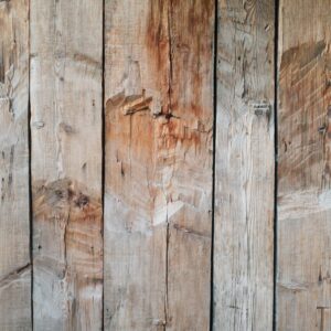 Close up of chiseled wood planks