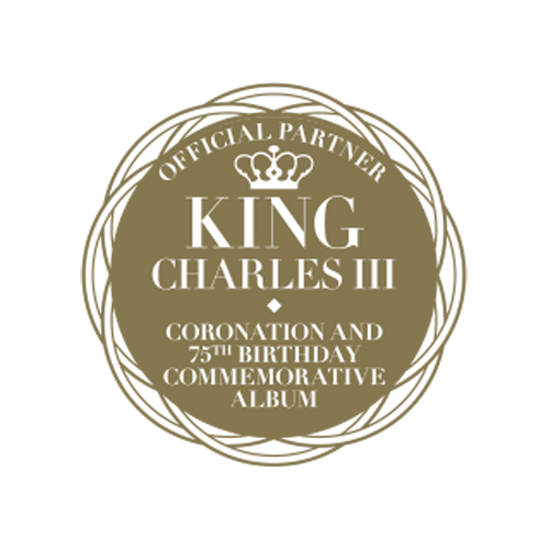 His Majesty King Charles III at 75 logo