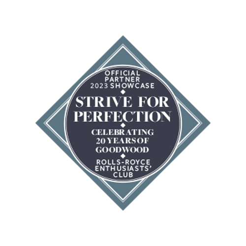 rolls royce bentley rrec strive for perfection partner logo